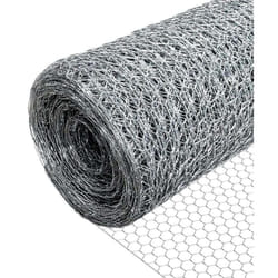 Vounot - Grillage acier galvanisé 1x25m - Maille hexagonal 13mm - Filet de clôture pour poulailler