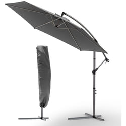 Parasol déporté Vounot 3M - Gris foncé - Avec housse de protection