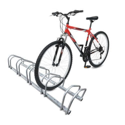 VOUNOT® Râtelier range vélos - Support pour 5 vélos - Mural ou au sol - Porte-vélo en acier revêtu