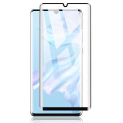 Film protection verre trempé - Huawei - P30 Pro - Noir - 0.3mm - Résistant aux rayures