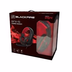 Ardistel BFX-15, Avec fil, Jouer, Casque, Noir, Rouge