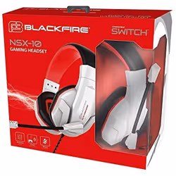 Ardistel NSX-10, Avec fil, Jouer, Casque, Noir, Rouge, Blanc