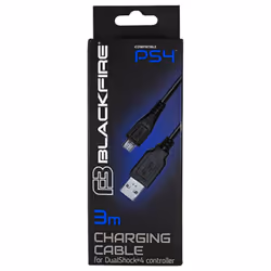 Ardistel 027201, PlayStation 4, Câble de manette de jeu, Noir, Ampoule