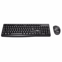 Nilox NXKMWE012 clavier Souris incluse RF sans fil Espagnole Noir