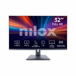 Nilox MONITOR 32" NXM32FHD11 IPS 5MS HDMI VGA, 81,3 cm (32"), 1920 x 1080 pixels, Full HD, LED, 5 ms, Noir