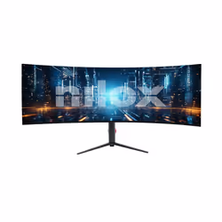 Nilox NXM49CRVDC, 124,5 cm (49"), 5120 x 1440 pixels, Dual QHD, LED, 1 ms, Noir