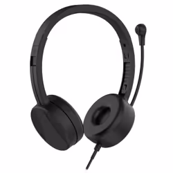 Nilox NXAUSB01, Avec fil, Appels/Musique, 20 - 20000 Hz, Écouteurs, Noir