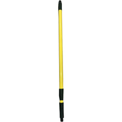 Faura - Manche extensible pour brosse balayeuse (0.80m - 1.40m) - Jaune - Métal - 28051