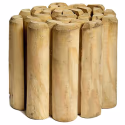 [Dimension] Bordure de jardin en bois autoclave de 20cm de hauteur, 5cm de largeur de lame et 200cm de longueur. [Poids] Poid ...