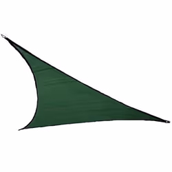Voile dOmbrage - FAURA - 45102 - Triangulaire - Vert - 5 m - Protection anti-UV