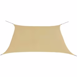 Toldo Vela - FAURA - Rectangulaire 3x4m - Beige - Résistant à leau - Anti UV