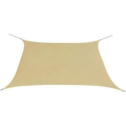 Toldo Vela - FAURA - Rectangulaire 3x4m - Beige - Résistant à leau - Anti UV