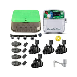 Rain Bird - Kit professionnel d'irrigation automatique de 4 zones 24V pour tuyaux de 32mm