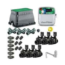 Rain Bird - Kit professionnel d'irrigation automatique de 6 zones 24V pour tuyaux de 32mm