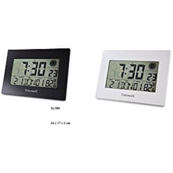 Horloge murale numérique - KOOLTECH - TIMEMARK SL-500 - Noir - Piles fournies - Décoration murale