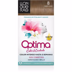 Llongueras Optima 8 Light Blond, Blonde, Light Blond, Femmes, Tous types de cheveux, Maintien de la couleur, Nourrissant, Bri ...