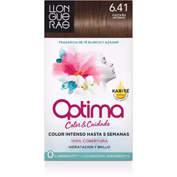 Llongueras Optima 6.41 Bombón Chocolate, Marron, Bombón Chocolate, Femmes, Tous types de cheveux, Maintien de la couleur, Nou ...