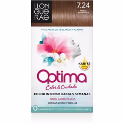 Llongueras Optima 7.24 Almond Blond, Blonde, Almond Blond, Femmes, Tous types de cheveux, Maintien de la couleur, Nourrissant ...