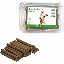 Gloria Snack pour chiens Snackys Sticks Poulet Bars (800 g) (800 g)