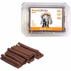 Gloria Snack pour chiens Snackys Sticks Bœuf Bars (800 g) (800 g)