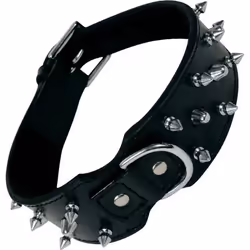 Gloria Collier pour Chien Noir Clous (70 cm)