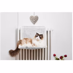 CONFORT POUR VOTRE ANIMAL : Le hamac pour chat offre une position élevée dans votre maison pour dormir paisiblement et confor ...