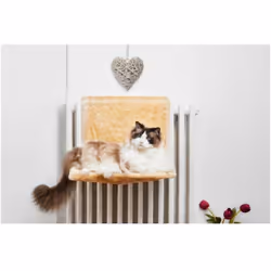 CONFORT POUR VOTRE ANIMAL : Le hamac pour chat offre une position élevée dans votre maison pour dormir paisiblement et confor ...