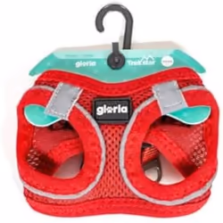 Gloria Harnais pour Chien Trek Star 29,4-32,6 cm 41,4-43 cm Rouge S