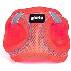 Gloria Harnais pour Chien Air Mesh Trek Star Réglable Rose L (33,4-35 cm)