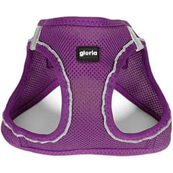 Gloria Harnais pour Chien Air Mesh Trek Star Réglable Violet L (33,4-35 cm)