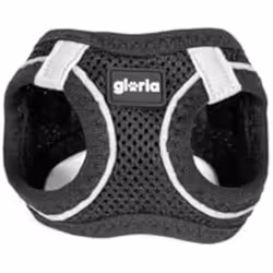 Gloria Harnais pour Chien Trek Star 33,4-35 cm 51-52 cm Noir L