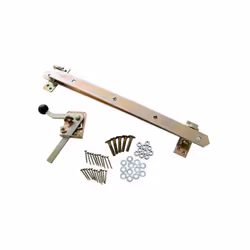 Kit de quincaillerie pour portails de clôture - Comprend serrure+2 charnières+2 charnières+2 charnières+vis.