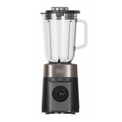 Black & Decker BXJB1201E 2,2 L Mélangeur de table 2200 W Noir, Argent, Transparent