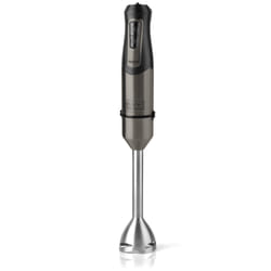 Black & Decker BXHB1000E blender Mélangeur par immersion 1000 W Noir, Gris, Acier inoxydable