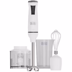 Black & Decker BXHBA750E, Mélangeur par immersion, 750 W, Blanc