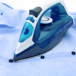 Black & Decker BXIR2200E fer à repasser Fer à vapeur Semelle en acier inoxydable 2200 W Noir, Bleu, Blanc - Vue supplémentaire 4
