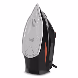 Black & Decker BXIR3000E fer à repasser Fer à vapeur Semelle en céramique 3000 W Noir, Orange