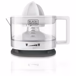 Black &amp; Decker BXCJ25E, Centrifugeuse, Gris, Transparent, Blanc, 0,35 L, Plastique, 25 W