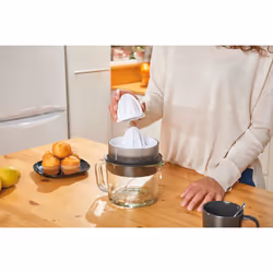 Black & Decker BXCJ30E presse-agrumes 30 W Noir, Transparent - Vue supplémentaire 4
