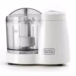 Black & Decker BXCH120E, 0,35 L, Transparent, Blanc, Acier inoxydable, 120 W