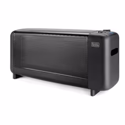 Black &amp; Decker BXMRA1500E, Mica, Noir, Rotatif, 1500 W, 750 W, 15 m²