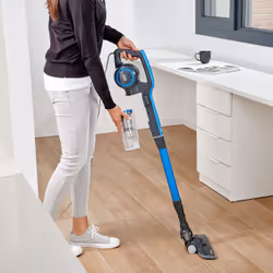 Black & Decker BXVMS600E aspirateur balai et balai électrique Secteur Sec Cyclonique, EPA Sans sac 0,8 L 600 W Noir, Bleu - Vue supplémentaire 6