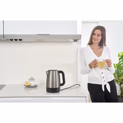 Black & Decker BXKE2201E bouilloire 1,7 L 2200 W Noir, Acier inoxydable - Vue supplémentaire 6
