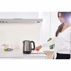 Black & Decker BXKE2201E bouilloire 1,7 L 2200 W Noir, Acier inoxydable - Vue supplémentaire 8