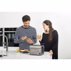 Black & Decker BXTOA900E grille-pain 7 2 part(s) 900 W Noir, Acier inoxydable - Vue supplémentaire 12