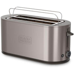 Black&decker - Black+Decker - Extra Large Toaster 1500W 260x42mm Slots 7 Levels detoasting 6 Ranges detoasting Mica Incandescent Defrost, Reheat and