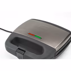 Black & Decker BXSA751E gaufrier et appareil à croque-monsieur 750 W Noir, Métallique - Vue supplémentaire 4