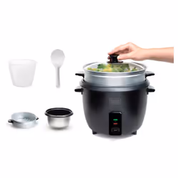 Black & Decker BXRC1800E, Noir, 1,8 L, Boutons, 700 W