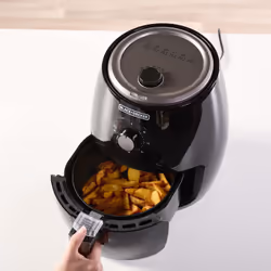 Black & Decker BXAF2500E Friteuse à air chaud 2,5L 1500W Noir - Vue supplémentaire 13