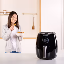 Black & Decker BXAF2500E Friteuse à air chaud 2,5L 1500W Noir - Vue supplémentaire 15